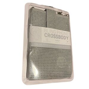 NWT micase Bling Phone Crossbody - Silver Bag